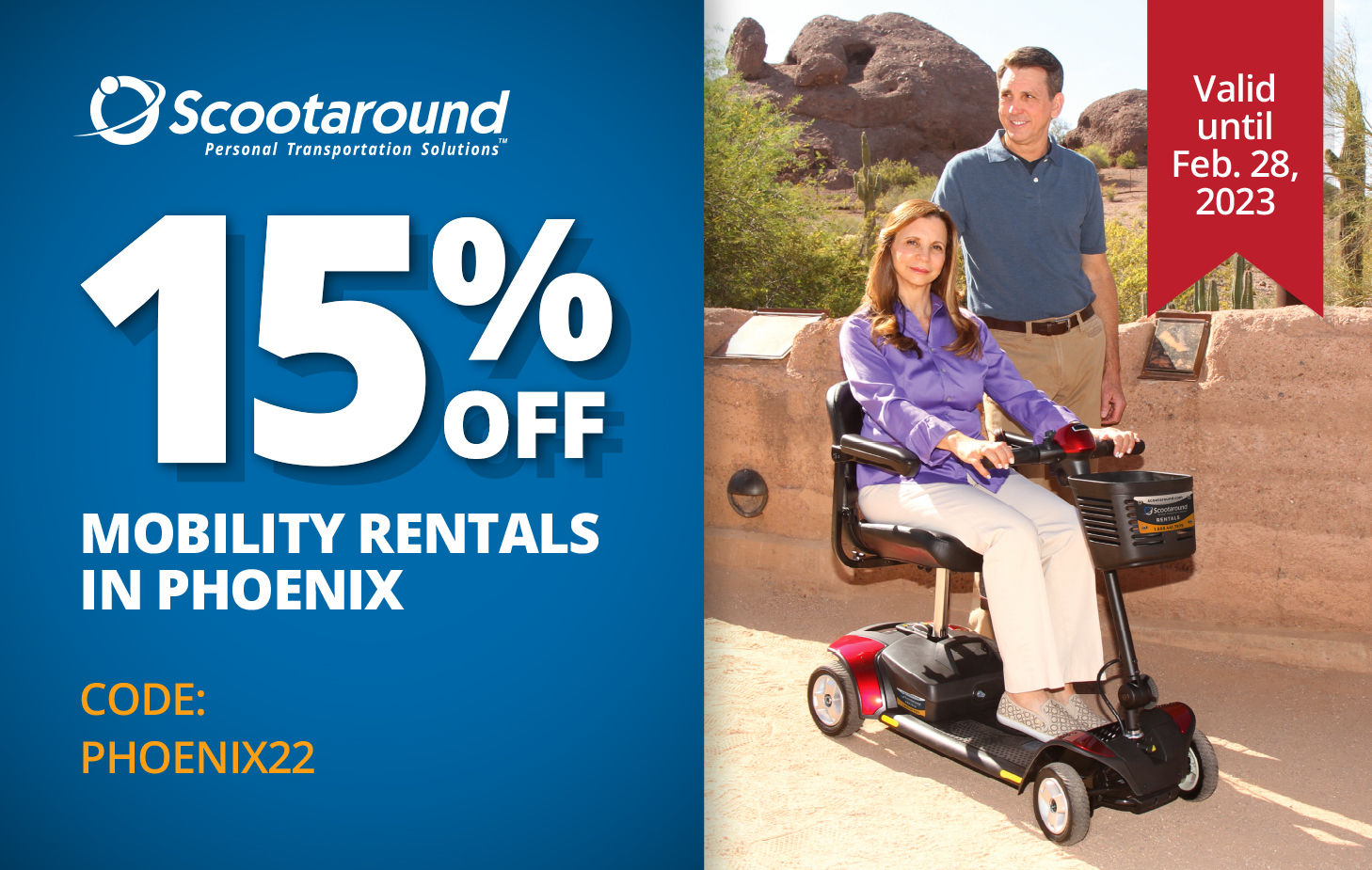 Save 15% on Mobility Rentals in Phoenix